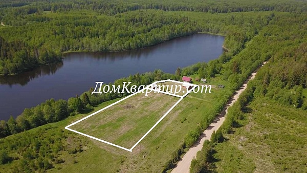 Благоустроенный дом с земельным участком в дер. Кордон на берегу озера №816
