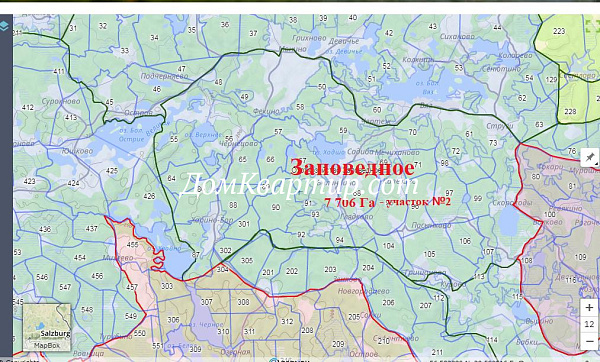 Охотничьи угодья/охотхозяйство в Псковской области Новосокольнический район №101